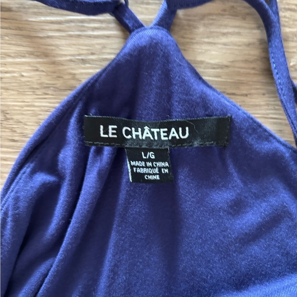 Le Chateau Women’s Asymmetrical Dress, Large. Adjustable Spaghetti Strap - Picture 4 of 4